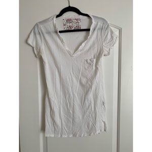 Anthropologie t shirt with front pocket